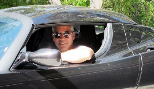 George Clooney angry with Tesla