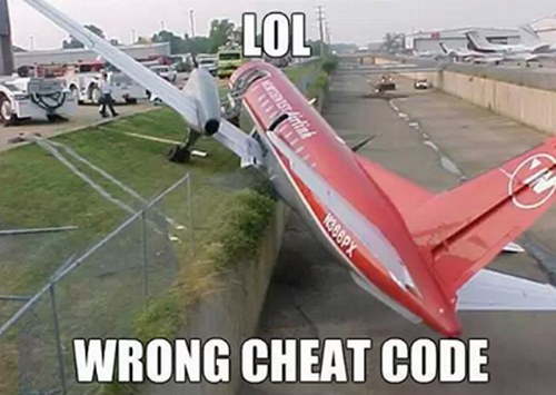 Wrong cheat code