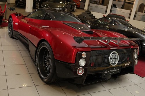Amian Cars is selling  four used Pagani Zondas