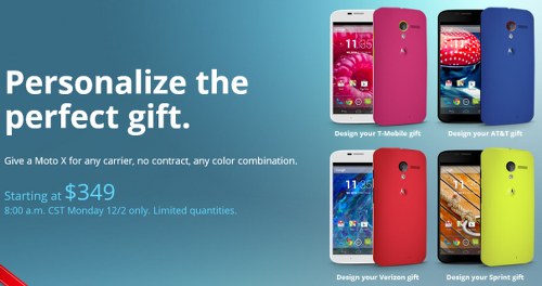 Cyber Monday Moto X sale delayed